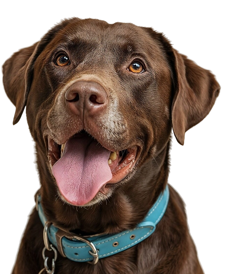 Happy labrador